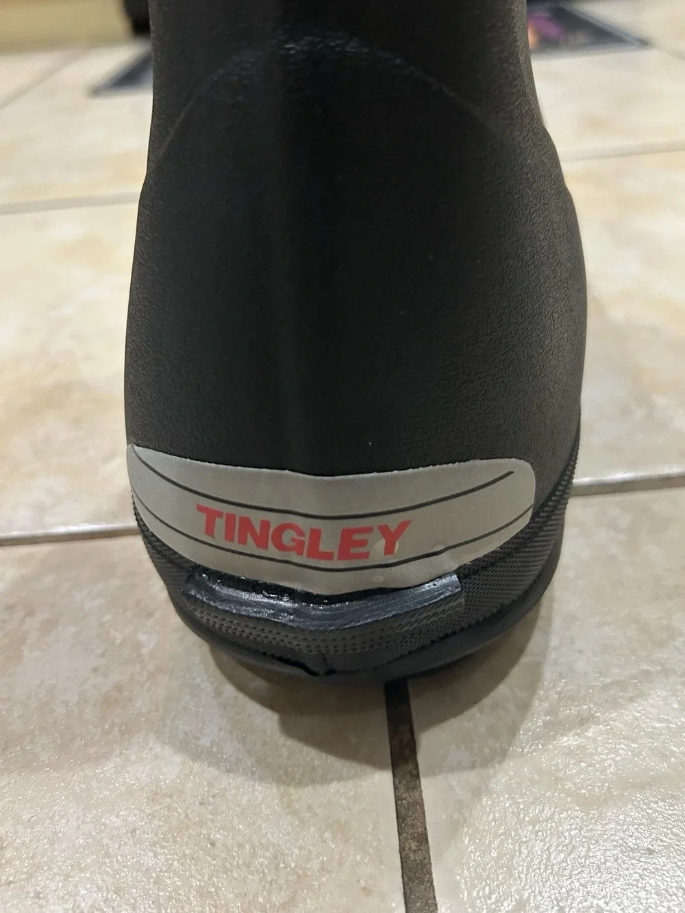 Tingley Winter Tuff 4 Buckle Ice Traction Men's Black Rain & Snow Boots